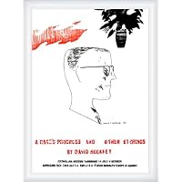 Amazon.co.jp: ポスター デビット ホックニー Untitled 額装品 ウッド