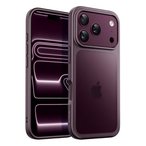 Image of JETech Matte Cover Case for iPhone New Pro, Dark Cherry