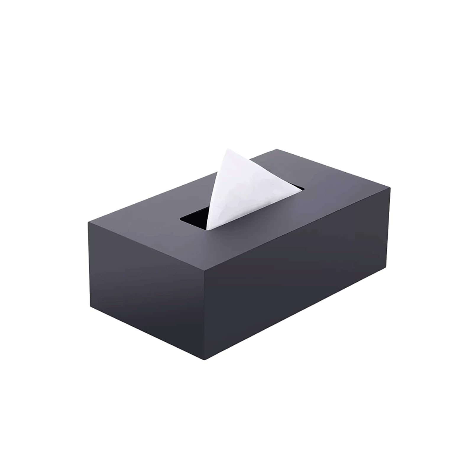 Kunststoff-Taschentuchbox-Abdeckung mit magnetischer Unterseite, rechteckiger Serviettenhalter, Tisch-Gesichtsbox-Taschentuchhalter