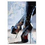 Moderne Kunst Wandbilder Frau High Heels Leinwand Malerei Poster Leinwand Kunst Dekorative Bild Für Wohnzimmer Abstrakte/60x80 cm-Kein rahmen