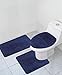 WPM WORLD PRODUCTS MART Bathroom Rugs Set 3 Piece Bath Pattern Rug (20