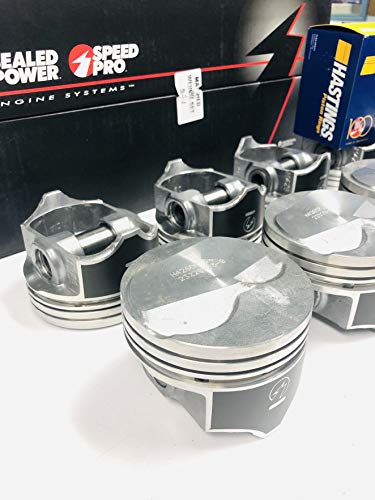 (8) Chevy 7.4/454 +.030 Over Size Hypereutectic Coated 10Cc Dome Piston & Moly Ring Kit. 4.280 Bore Diameter. Click Size Needed Before Adding To Cart! #TOP1