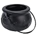 Máquina De Humo De Olla De Bruja De Halloween, Humidificador LED, Decoración De Accesorios Que Cambian De Color, Sensor De Bajo Nivel De Agua Incorporado, para Juguete De Broma De(Flama Negra)