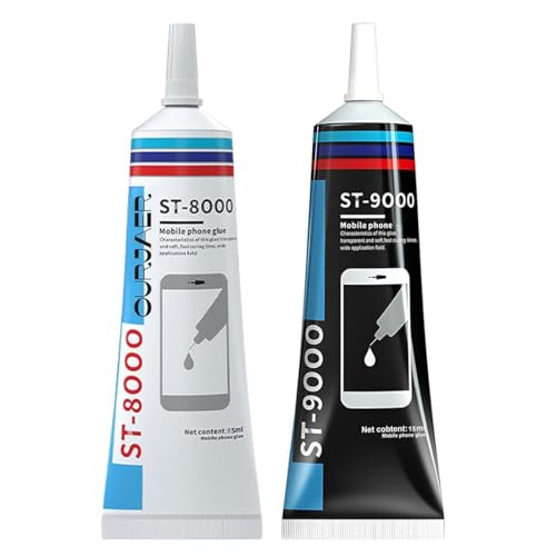 PBAHAUP 2 Piezas Pegamento para Moviles pegamento pantalla movil Pantalla de Teléfono Móvil Multiusos para Varias Pantallas Teléfonos Móviles Carcasas Traseras Adecuado Monitores, Piezas de Carcasa(B)