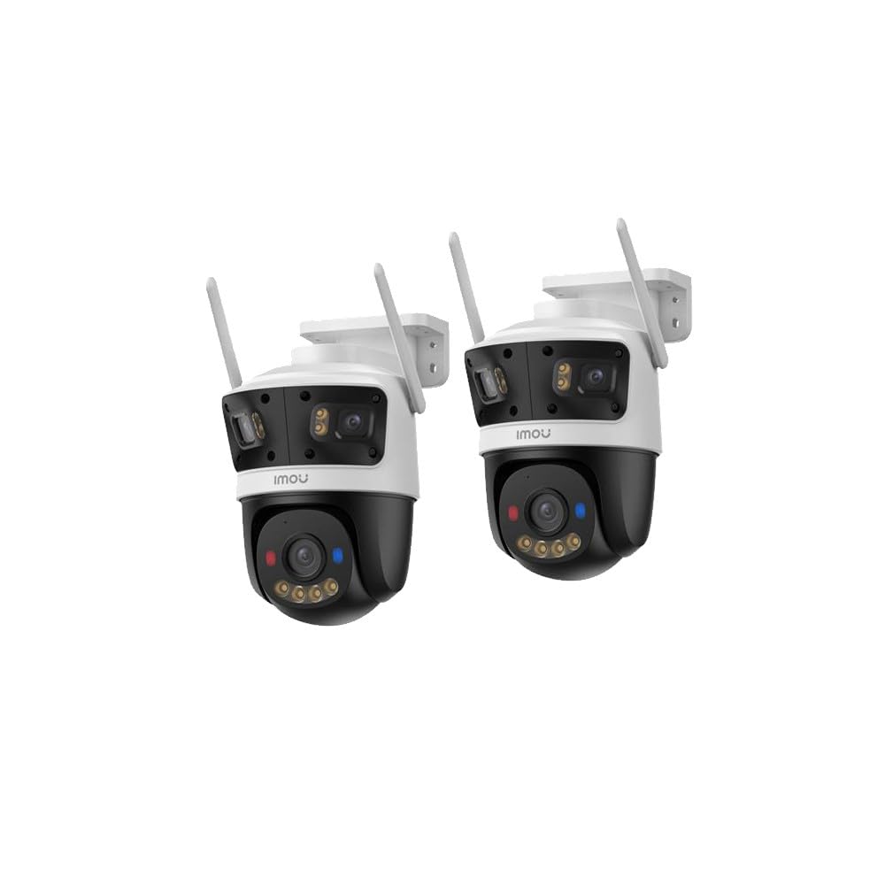 Imou Cruiser Triple - Cámara de seguridad para exteriores (11 MP, 2 unidades)