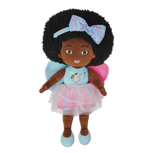Orijin Bees Cuddle Bees Plush Dolls - Serenity, 24 inches, Soft, Durable, Ages 2+, Black Doll, Biracial Doll, for Girl Toddler prechool, Oprah's Favorite Things 2025 Toy List