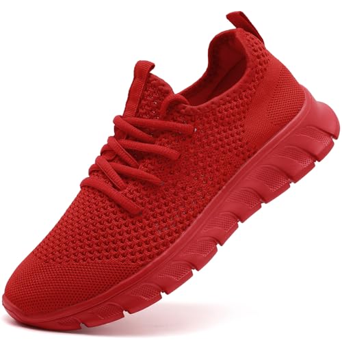Image of Mens Running Shoes Slip On Tennis Walking Sneakers Workout Athletic Lightweight Casual Sport Shoes