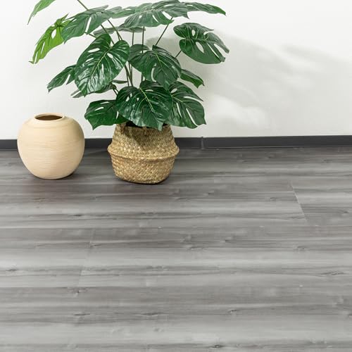 Revêtement sol vinyle gris imperméable pour rénover un sol abîmé sans travaux complexes - 7
