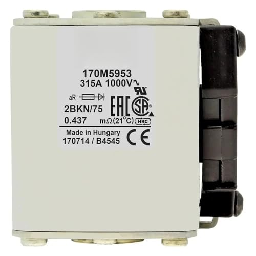 Fusible 170M5952 pour convertisseur de puissance industriel haute tension 170M5955