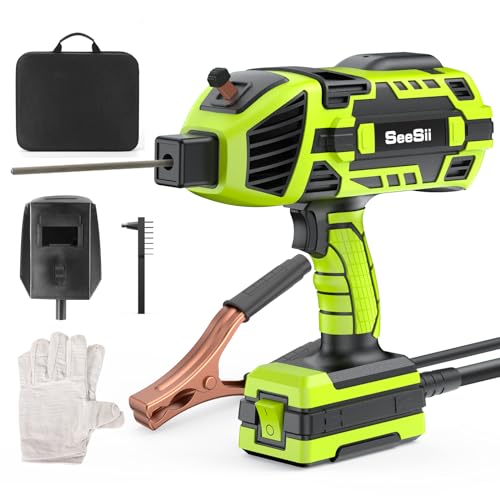 Seesii Upgraded lasmachine FA202-220V met IGBT-omvormer 6 Variabele stroomregeling Draagbaar booglaspistool voor 3/32“-1/8” draadstangen Elektrische lasset