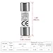 Heschen RT18-32 (RO15) Cylindrical Ceramic Fuse 10x38mm, 5A 500V AC, 100kA gG Class - Fast Acting Replacement for Industrial Control Panels (10 Pack)