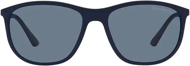 Emporio Armani EA4201 Square Sunglasses for Men - Blue Frame, UV Protection
