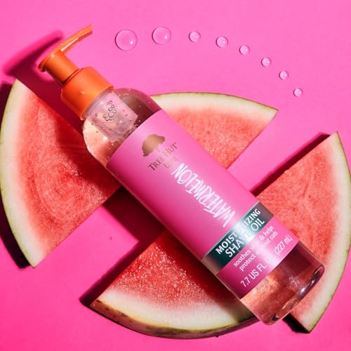 Image of Tree Hut Watermelon Moisturizing Shave Oil, Gel-to-Oil Formula, Ultra Hydrating Barrier for a Close, Smooth Shave, For All Skin Types, Made with Shea Butter, 7.7 Fl Oz
