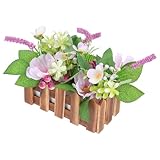 Style sans effort : pré-assemblée et prête à être exposée, cette composition artificielle vous permet d'embellir votre intérieur facilement et sans effort. fleurs artificielles réalistes, plantes en pot