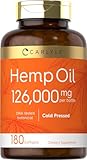 Carlyle Hemp Oil Capsules | 126,000 mg | 180 Softgels | Non-GMO, Gluten Free
