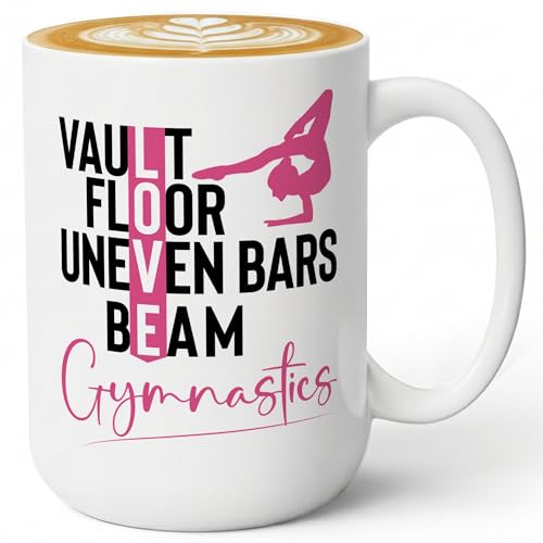 Taza de Cerámica Blanca para Gimnasia 11 Onzas miniatura 1