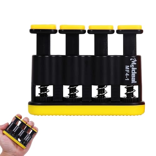 Adjustable Finger Strength Trainer and Grip Exerciser – Ultimate Lower Resistance Hand Conditioning Device Practice Aid and Instrument Warm-Up Tool