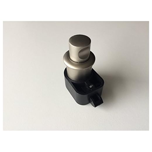 RV Cabinet Push Button Latch Replacement Keyless Entry Cupboard Lock Within 18-25MM Thickness Alloy Handle Nickel Plated