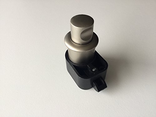 Push Knob Latch Keyless RV Cabinets Lock Drawers Knob Push Button Latch for RV Boat Caravans Replacement,for Thickness of 18-24mm,Hole of 25mm Diameter,Alloy Handle Nickel Plated - 1 pcs