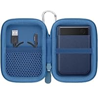 Khanka Etui Kompatibel mit PLAUD Note Pro/PLAUD Note KI Digitales Diktiergerät,Tasche Tragbare Aufbewahrungstasche für PLAUD Note Pro/PLAUD Note KI Audiorecorder mit Karabinerclip,nur Etui
