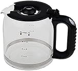 Russell Hobbs Retro Red and Black 1.25L Glass Carafe for Filter Coffee Machine
