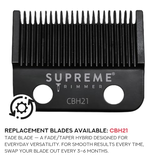 Cortadora de pelo profesional Supreme Trimmer de bajo ruido y motor vectorial 3
