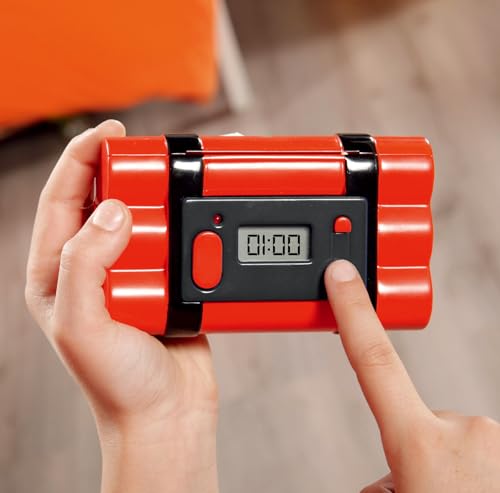 Jumbo Chrono Bomb - Bodenspiel - Actionspiel - Weiche den Lasern aus, um die Bombe zu entschärfen - Allein oder mit Anderen Spielen - Kinderspiel - 1 Spieler und mehr - Ab 7 Jahren