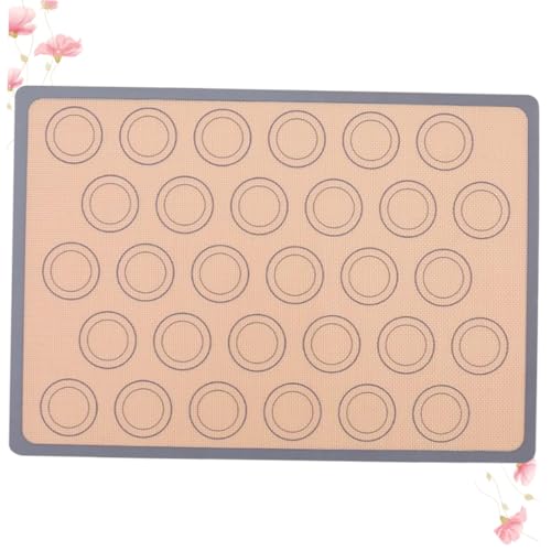 HIAKDOFT Tapis de Cuisson Réutilisable Silicone Chaleur pour Macarons Pâtisseries et Pâte à Antiadhérent et Flexible pour Four et Cuisine Professionnelle