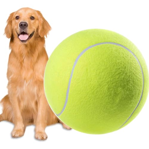 Pelotas de Tenis para Perros, Pelotas de Tenis de Gran Tamaño para Perros, Pelotas de Juguete para Mascotas Engrosadas, Juguete para Masticar Grande para Perros, Pelota de Tenis