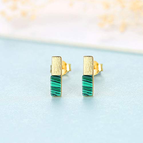 Pendientes de tuerca plata 925 con turquesa el regalo de joyería ideal 2