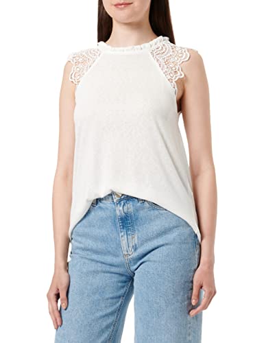 Springfield Camiseta Crochet, Azul Claro, XL para Mujer