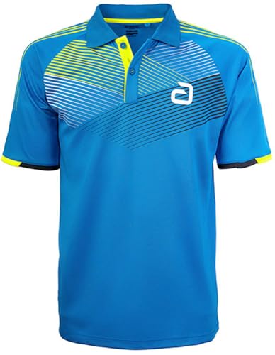 Andro 300021202 Andro Avos Blue - Camisa de Tenis de Mesa