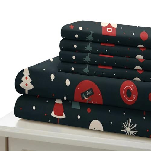 Housse de couette Noël 135x200 fermeture éclair enfant - 7