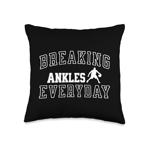 Breaking Ankles Basketball Crossover Throw Pillow