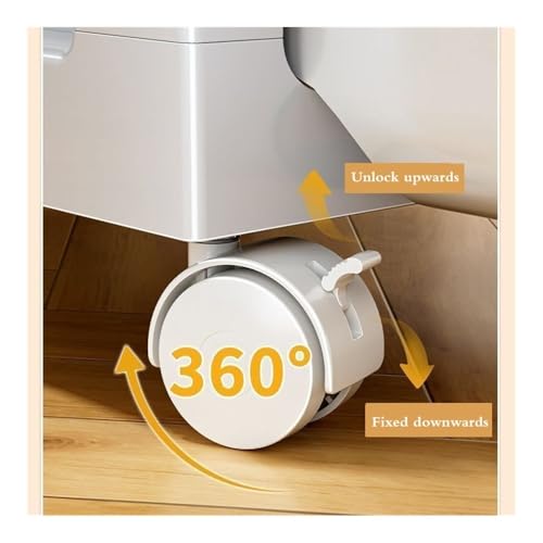 Soporte para torre de computadora, soporte móvil con ruedas giratorias para CPU, soporte para gabinete de PC para piso o alfombra, ideal para gaming y escritorio (gris) miniatura 3