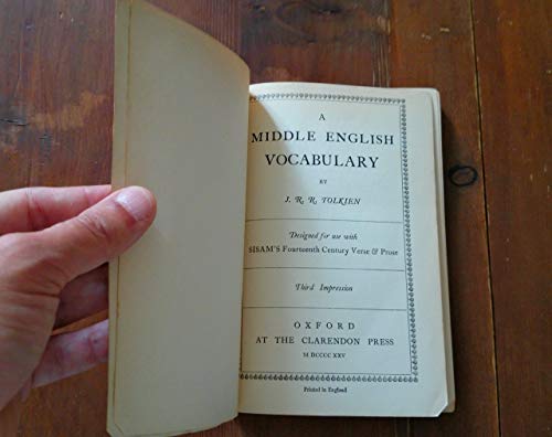 A Middle English Reader and a Middle English Vocabulary