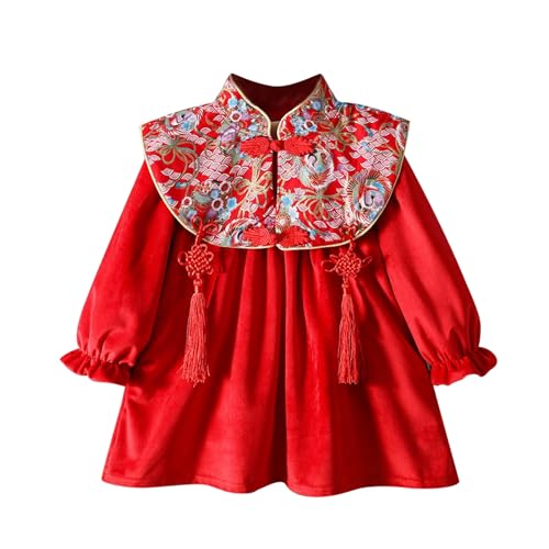 Robe de Nouvel An pour petite fille le cadeau de fête idéal avec nœud chinois