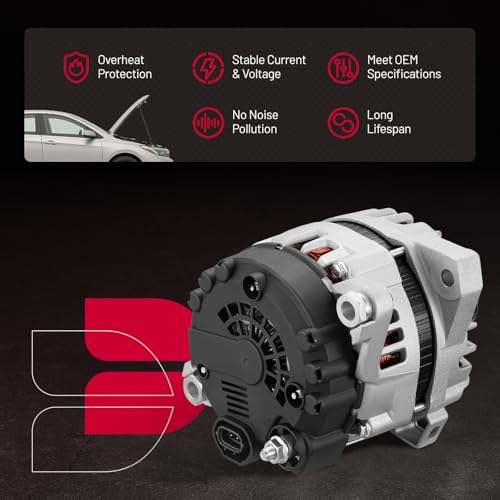 Image of BDFHYK Alternator Compatible with Hyundai Santa Fe Sport 2013-2016 2.0L L4 /2.4L L4,Compatible with Kia Optima 2014-2015 2.0L L4,Compatible with Kia Sorento 2012-2014 2.4L L4 Replace 11710N,373002G800