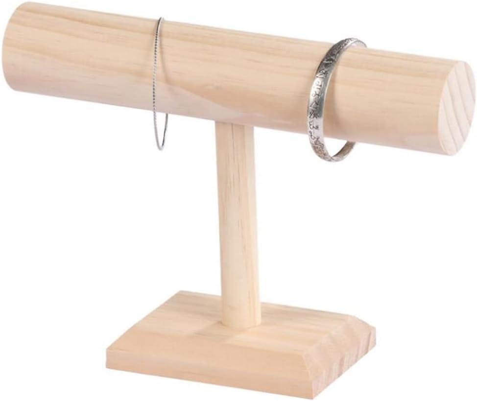 DIY Wood Display Watch/Bracelet Jewelry Display Stand Holder Women Bracelet Necklace Jewelry Display Stand(Small)