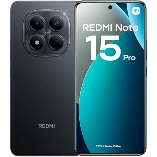 Smartphone Xiaomi Redmi Note 15 Pro 5G 512GB - 8GB Ram (Preto)