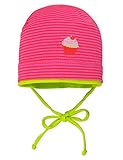 maximo Baby-Mädchen, Ringeljersey, gestreift Mütze, Mehrfarbig (Rot/Pink/Jasmingrün 2568), 47