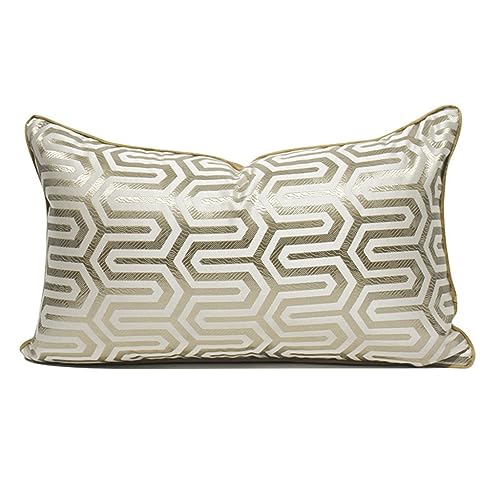 Oreiller hôtel modèle doux à motif géométrique pour lit - Dimensions 30x50CM - 2
