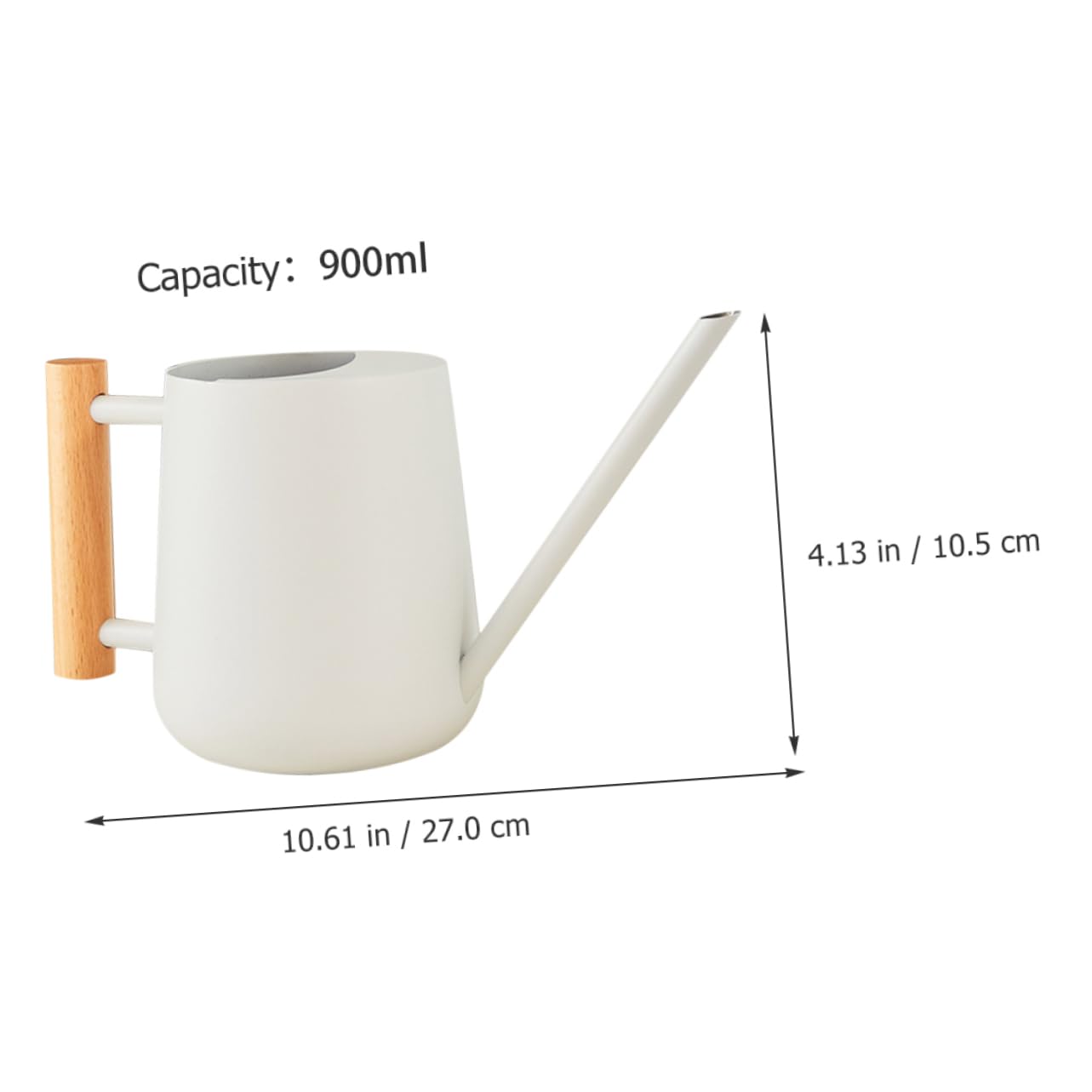 UPKOCH Annaffiatoio in Ferro 900ml per Piante in Vaso, Beccuccio e Apertura Ampia, Facile da Riempire, per Interno ed Esterno