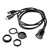 Produktbild TOOGOO USB 3.0 Hdmi Extended Flush Dashboard Montage Kabel Für Auto Motorrder