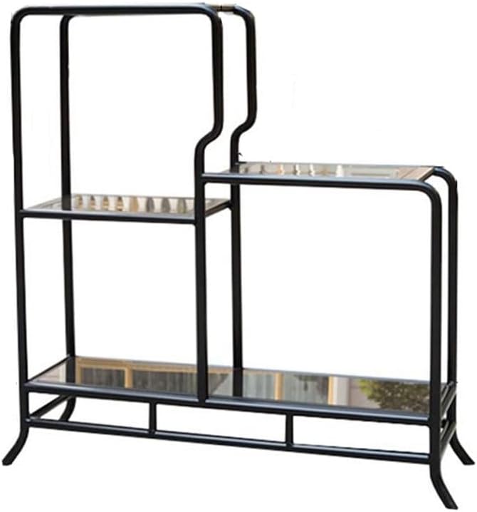 Corner Plant Stand Chinese Aluminum Alloy Flower Rack Shelves Flower Several Balcony Multi-Layer Green Plant Shelf Light Luxury Bonsai Shelf Succulent Flower Plant Stand Plant Hangers Outdoor