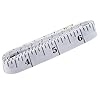 GDMINLO Soft Tape Measure Double Scale Body Sewing Flexible Tailor Craft Vinyl Ruler for Weight Loss Medical Body Measurement, Has Centimetre Scale on Reverse Side 60-inch（White） #1