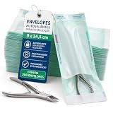 Envelope Autoselante Esterilizacao Autoclave 9x24 5 cm 200 Unidades Fita