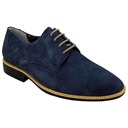 Sapato Esporte Fino Masculino Derby Sandro Moscoloni Royale Azul Marinho (39)