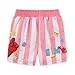 Sesame Street Elmo Boys UPF 50+ Swim Trunks Shorts Bathing Suit for Infant and Toddlers Red