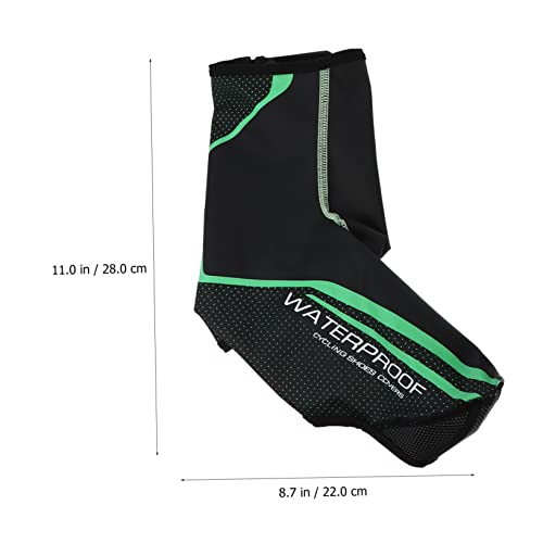 Funda para zapatos de ciclismo de invierno, impermeable y térmica, con tiras reflectantes, unisex miniatura 6